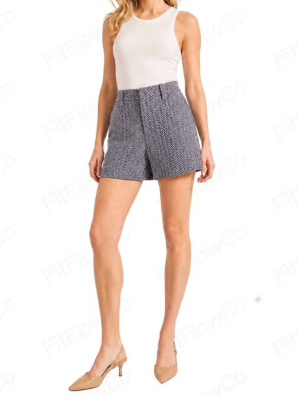 Rag & Bone Multi Chevron Elvy Short